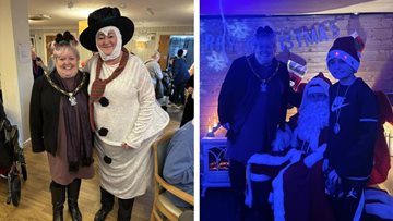 Silverwood Care Home Welcomes Mayor to ‘Winter Wonderland’ festive event
